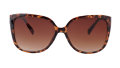 Solbriller Barcelona leopard m/brune linser